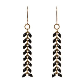 Black and gold Marni earrings